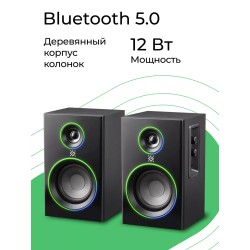 Колонки для компьютера 12 Вт подсветка