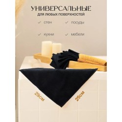 Салфетки для уборки кухни и дома из микрофибры